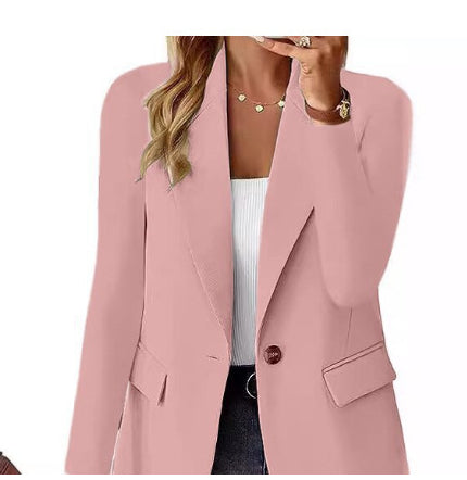 Ins Lapel Button Jacket Fashion Commuter 